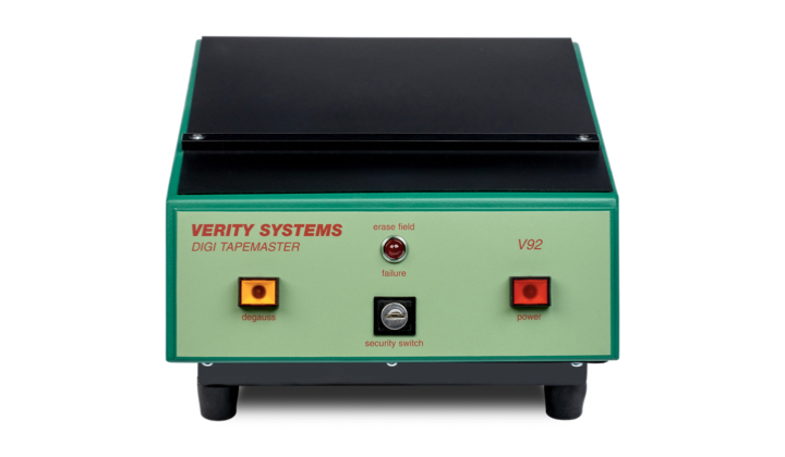 V92 tape degausser by Verity Systems 